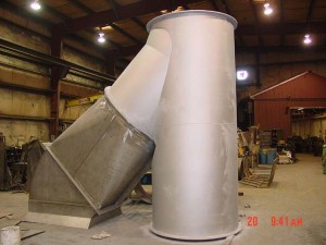 Steel to Stainless Square to Round Transition