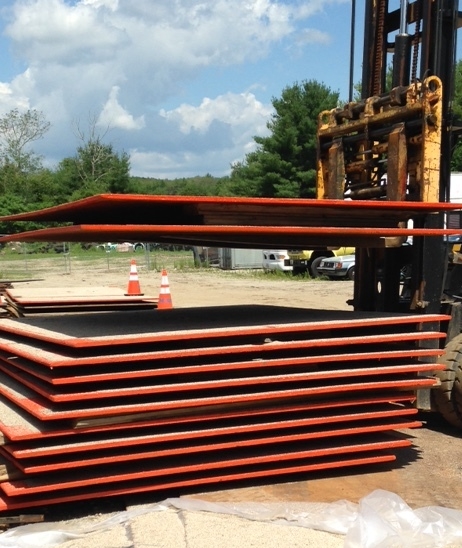 road plates for rent from All-Steel Fabricated in No Grafton MA
